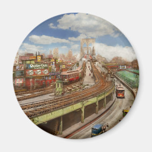 Imã Cidade - Nova York - A ponte do Brooklyn de 1903