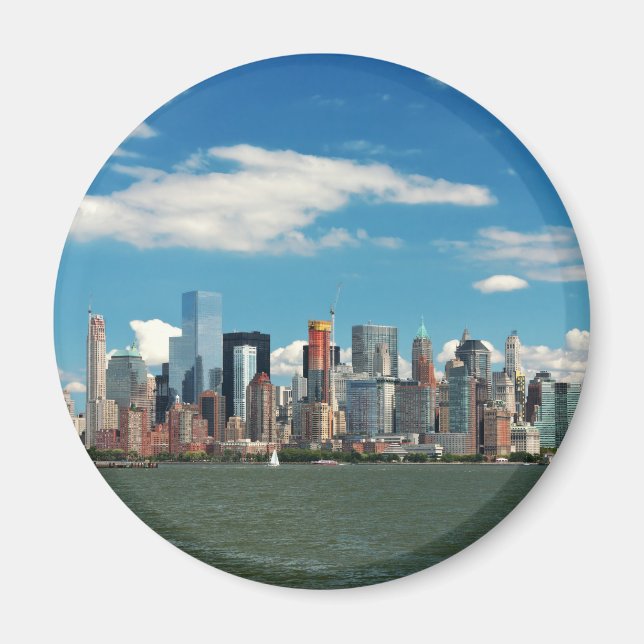 Imã Cidade - Nova York NY - A silhueta de Nova York (Frente)