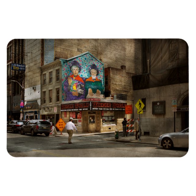 Ímã Cidade - Pittsburg, PA - Wiener World (Horizontal)