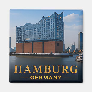 Imã Cidade Portuária Hamburgo Alemanha Destino de Viag