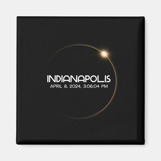 Imã Cidade Solar Eclipse 2024 (Frente)