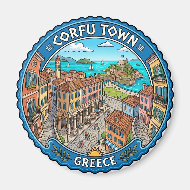 Imã Cidade Velha de Corfu Grécia (Frente)
