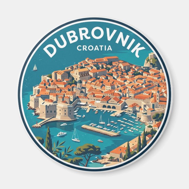 Imã Cidade Velha de Dubrovnik Croácia (Frente)