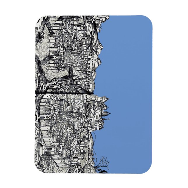 Ímã Cidades mais antigas de Cracóvia em Polônia (Vertical)