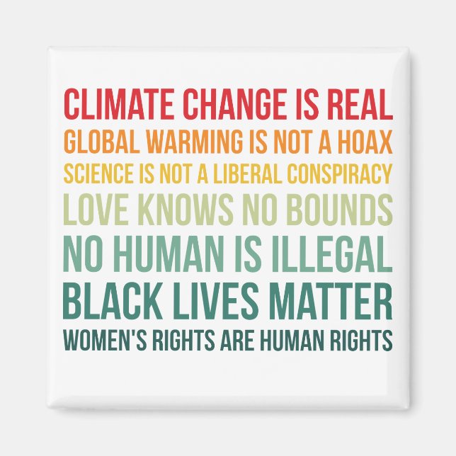 Imã Ciência: Aquecimento Global Mudanças Climáticas É  (Frente)