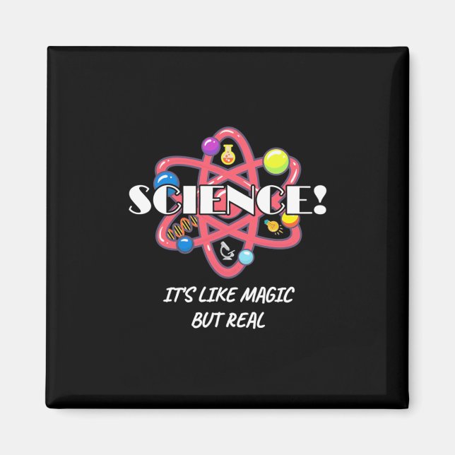 Imã Ciência Da Química De Professores É Magia, Mas Rea (Frente)