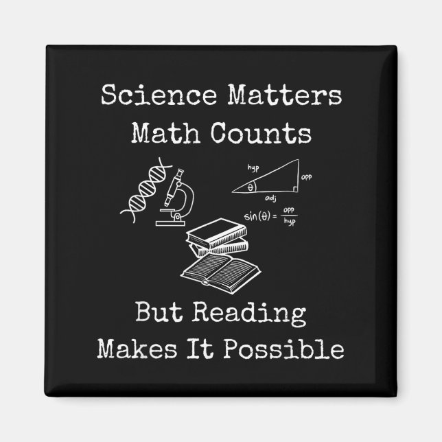 Imã Ciência Matemática Conta Mas Leitura Torna Possíve (Frente)