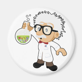Imã Cientista com copo