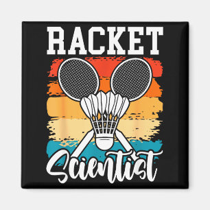 Imã Cientista de Raquete - Jogador de Badminton Atleta