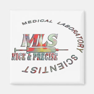 IMÃ CIENTISTA DO LABORATÓRIO MÉDICO MLS NICE E PRECISA