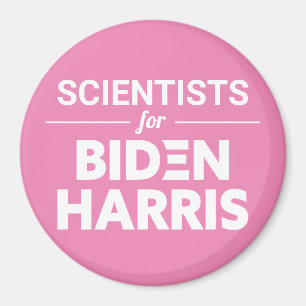 Imã Cientistas do Biden Harris - Texto Personalizado R