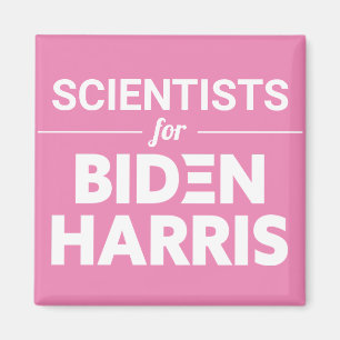 Imã Cientistas do Biden Harris - Texto Personalizado R