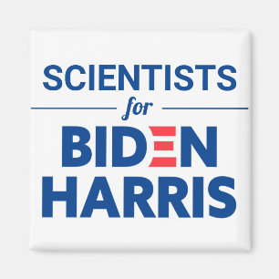 Imã Cientistas para Biden Harris Texto Personalizado B