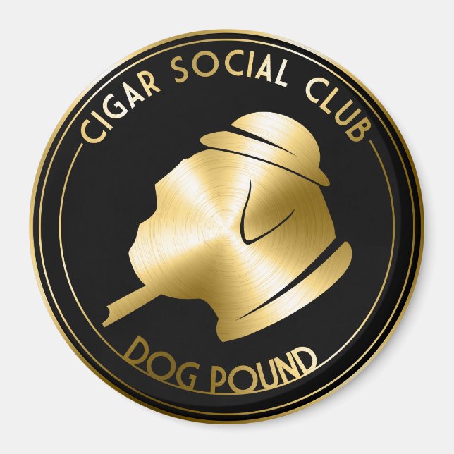 Imã Cigar Social Club Magnet (Frente)