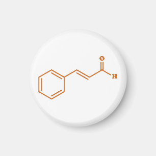Imã Cinamaldeído Cinamaldeído Fórmula Química Molecula