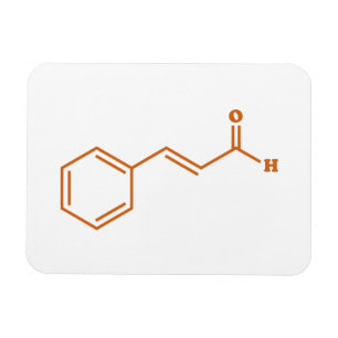 Ímã Cinamaldeído Cinamaldeído Fórmula Química Molecula