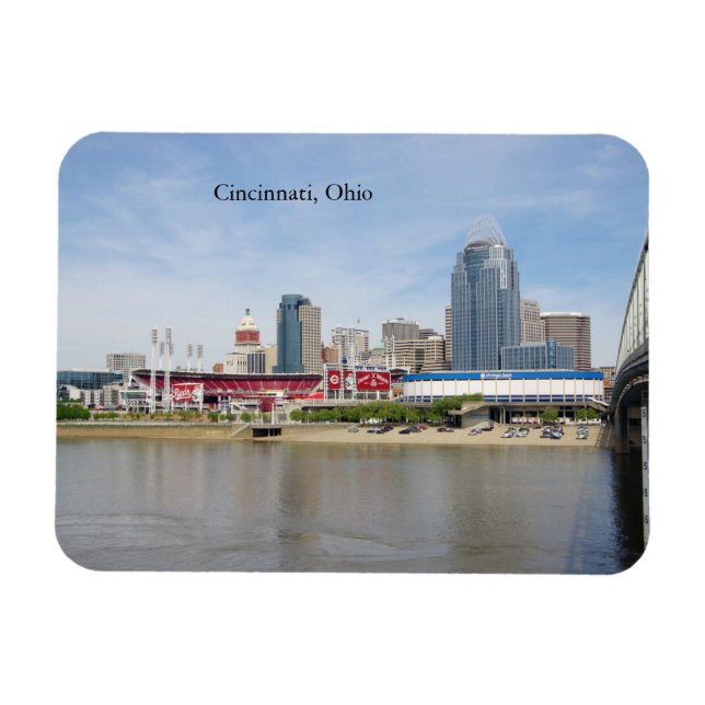 Ímã Cincinnati, Ohio Flexible Photo Magnet (Horizontal)