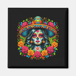 Imã Cinco de maio 2025 festa mexicana 5 de maio garota
