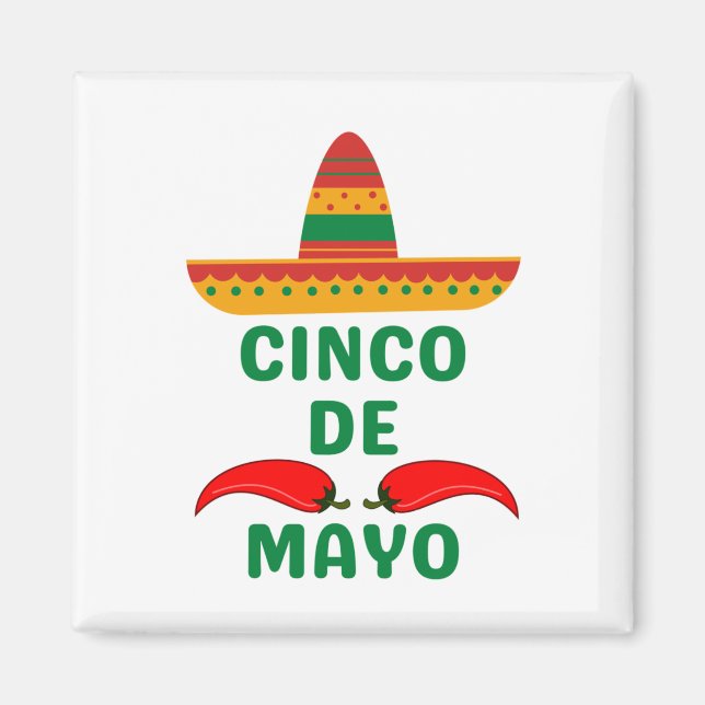 Imã Cinco De Mayo (Frente)