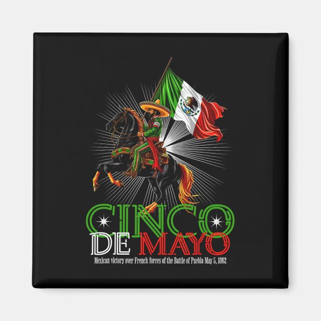 Imã Cinco De Mayo Byttle De Puebla 5 De Maio (Frente)