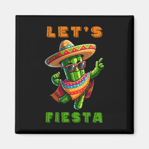 Imã Cinco De Mayo Cactus Mexicano Poncho Sombrero Hat