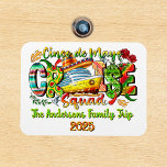 Ímã Cinco de Mayo Cruise Camisa Nome e Ano Personaliza<br><div class="desc">Este design pode ser personalizado na área fornecida pela alteração da foto e/ou do texto. Ou pode ser personalizado clicando em Personalizar este Modelo e, em seguida, escolhendo o clique para personalizar mais a opção e excluir ou alterar a cor do plano de fundo, adicionar texto, alterar a cor ou...</div>