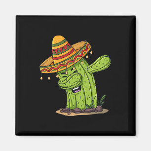 Imã Cinco de Mayo Dabbing Cactus, crianças
