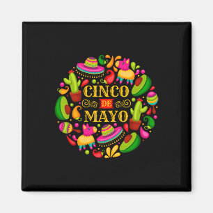 Imã Cinco De Mayo Festa Mexicana 5 De Maio Presente Ho