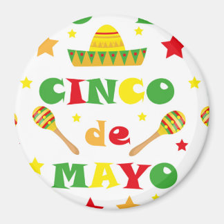 Imã Cinco de Mayo Fiesta no feriado mexicano