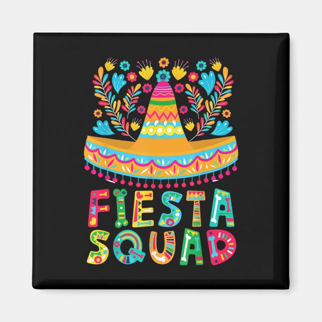 Imã Cinco de Mayo Fiesta Squad Family Matching Group A (Frente)