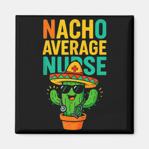 Imã Cinco De Mayo Nacho Enfermeira Média Cacto Enferma