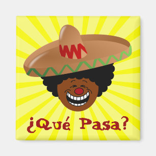 Imã Cinco de Mayo - Que Pasa: Espanhol para a festa