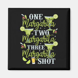 Imã Cinco De Mayo Uma Margarita Duas Margaritas Três M