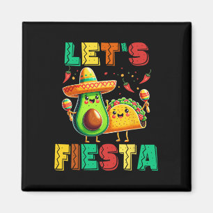 Imã Cinco De Mayo Vamos Festejar Abacate E Tacos Cinco