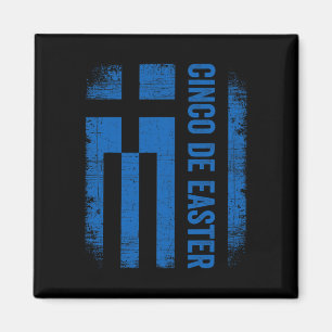 Imã Cinco De Páscoa Engraçado Cinco De Mayo Grécia Fla