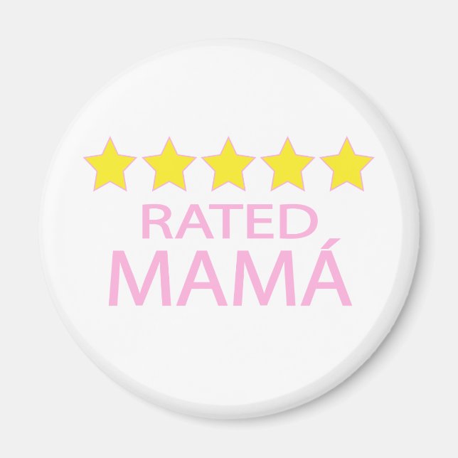 Imã Cinco estrelas Mamá (Frente)
