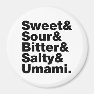 Imã Cinco gostos básicos