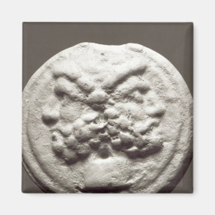 Imã Cinco moedas representando Janus, Júpiter