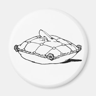 Imã Cinderela Slipper Vintage Arte Fairytale