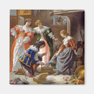 Imã Cinderela Tentando o Slipper