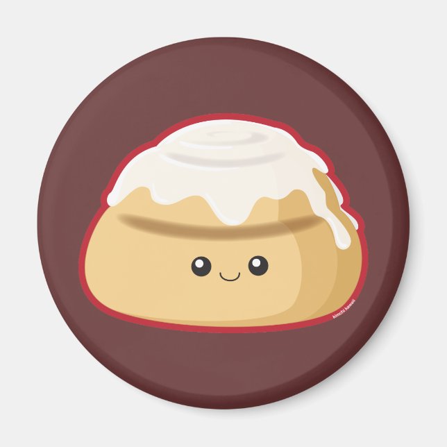 Imã Cinnamon Roll (Frente)