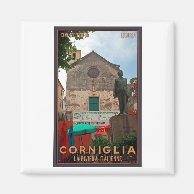 Imã Cinque Terre - Corniglia (Frente)