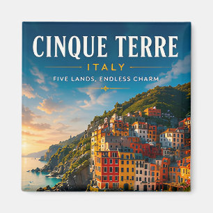 Imã 🌅 Cinque Terre Itália Vila Costeira