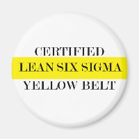 Cinta Amarelo Seis Sigma Certificado