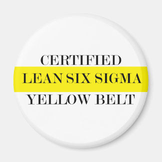 Imã Cinta Amarelo Seis Sigma Certificado