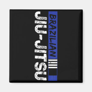 Imã Cinto Azul de Jiu-Jitsu Brasileiro Luta de BJJ MMA