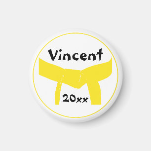 Imã Cinturão Amarelo de Artes Marciais