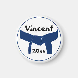 Imã Cinturão Azul Escuro de Artes Marciais