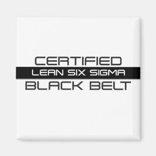 Imã Cinturão Preto Certificado de Seis Sigma