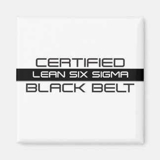 Imã Cinturão preto certificado Lean Six Sigma